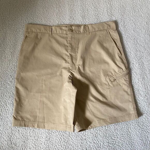Pebble Beach Dry Luxe Performance size 36 Mens Golf Shorts Tan - Picture 3 of 12